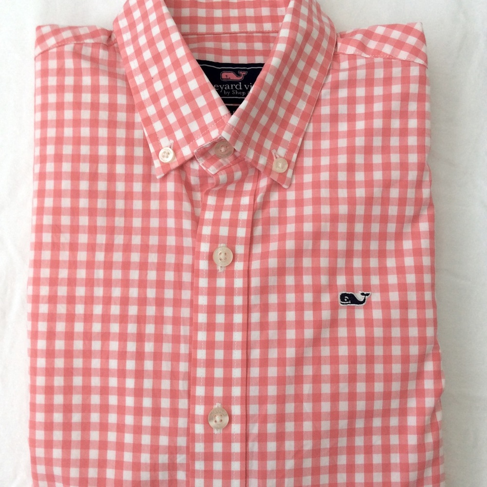 Vineyard Vines Boys SMALL, button down shirt